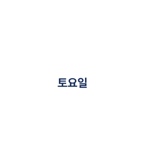 토요일 시간